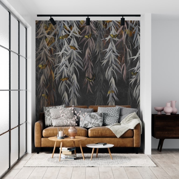 Nástěnní motýli ve vrbových větvičkách