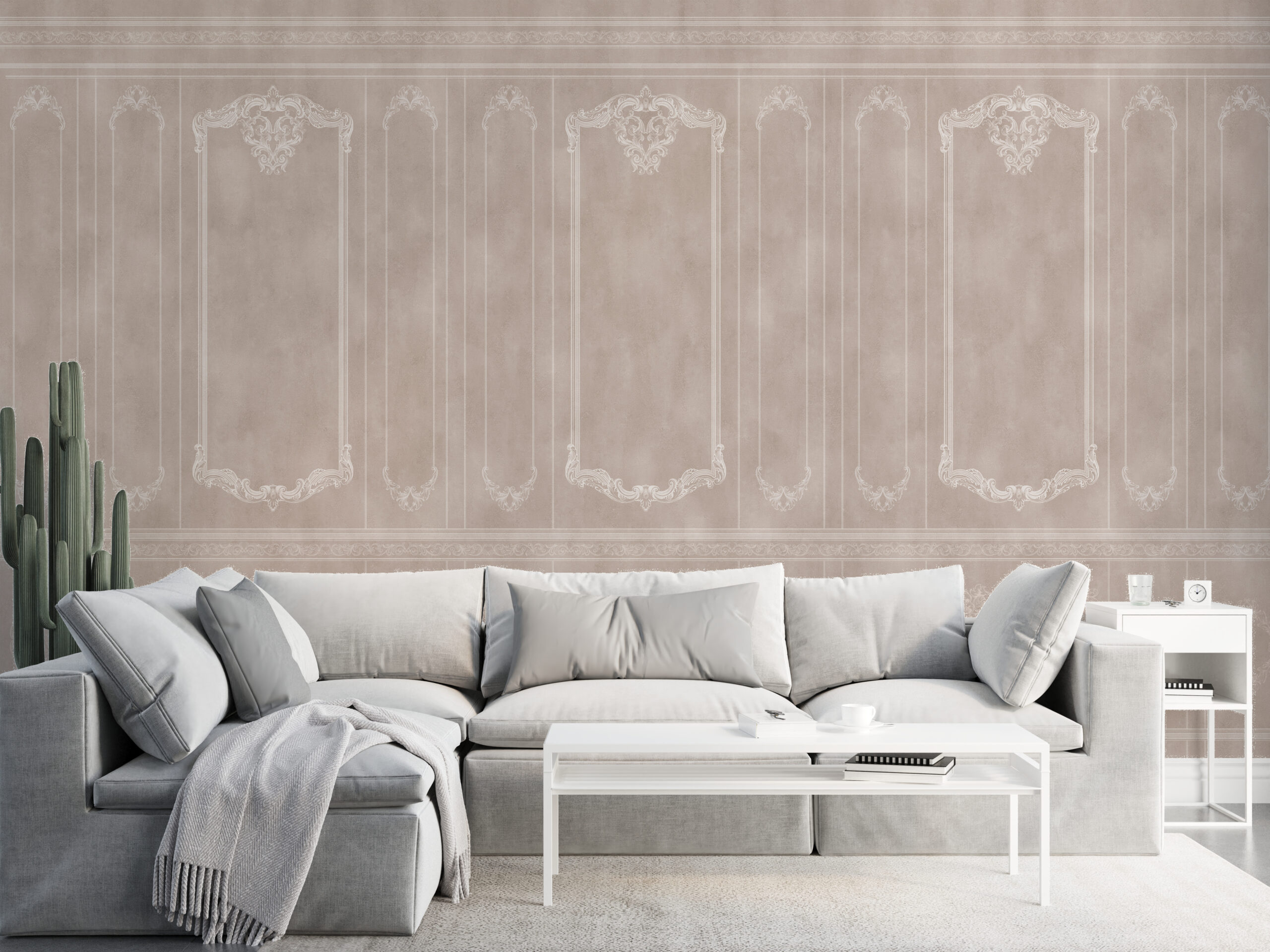 Nástěnná malba lví tlamy