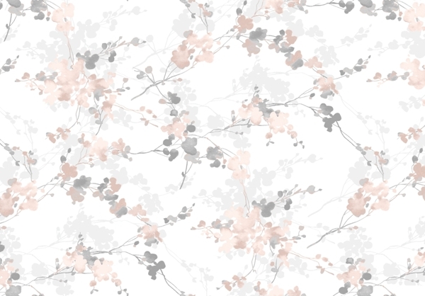 Nástěnná malba s jarním motivem