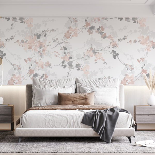 Nástěnná malba s jarním motivem