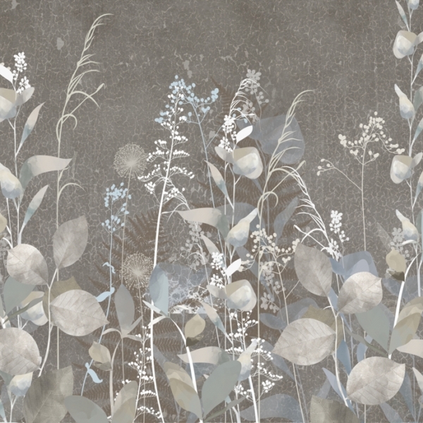 Nástěnná malba rostlinného negativu