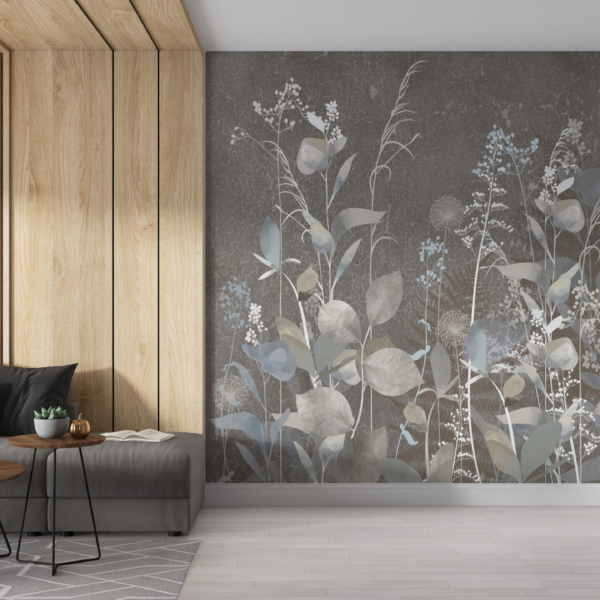 Nástěnná malba rostlinného negativu