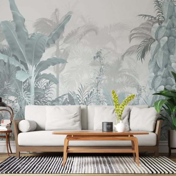 Nástěnná malba Blue Jungle