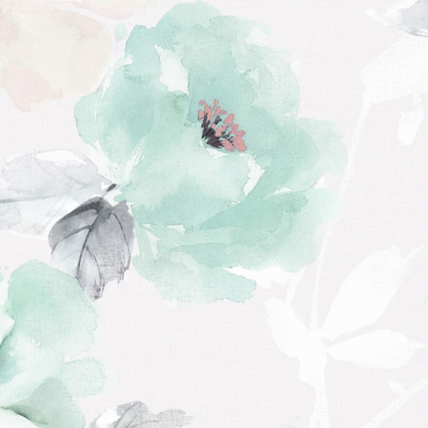 Nástěnná malba Modré květiny