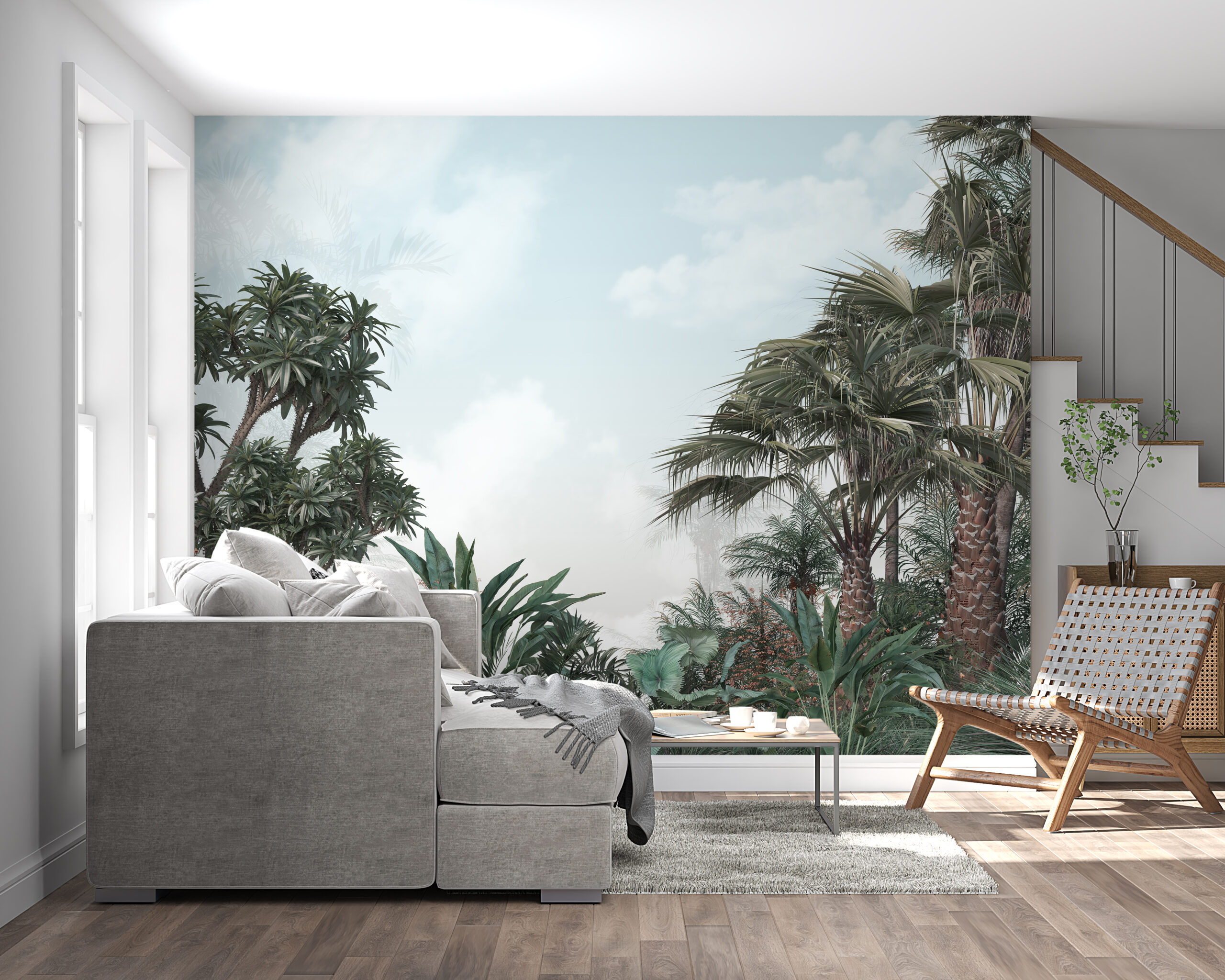 Nástěnná malba Nebe nad džunglí