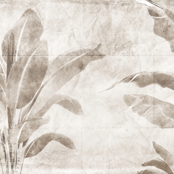 Nástěnná malba Rozmazané palmy