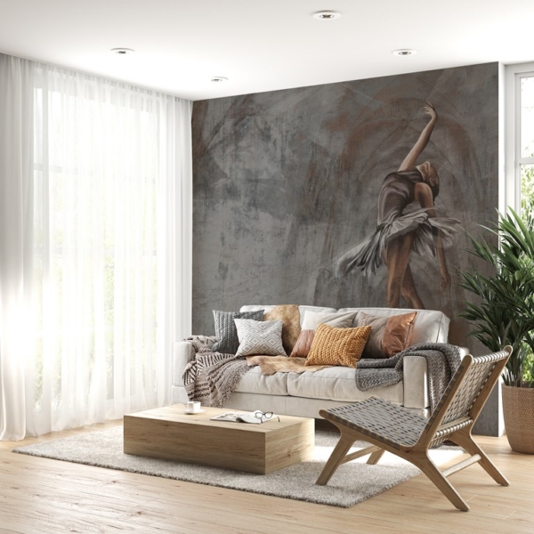 Nástěnná malba Rotace baletky