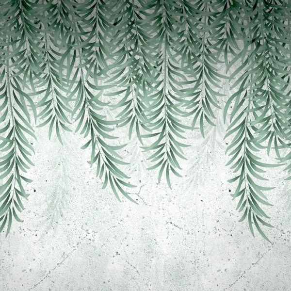 Nástěnná malba Reverse Leaf Forest