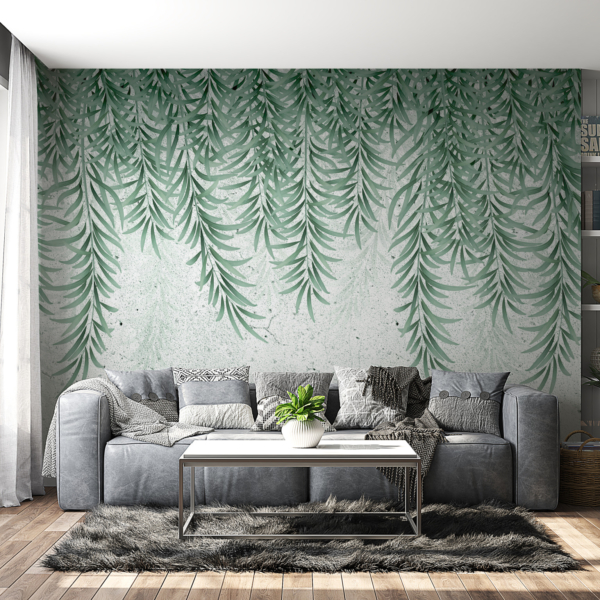 Nástěnná malba Reverse Leaf Forest