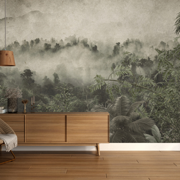 Freska padající husté mlhy