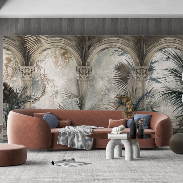 Nástěnná malba Palmová kolonáda