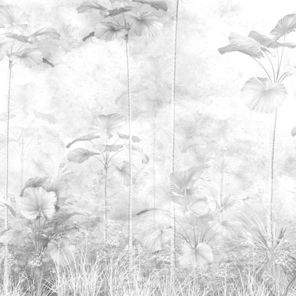 Nástěnná malba Palmy k nebi