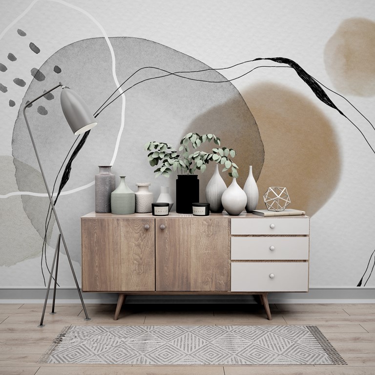 Fototapeta Pastelové kruhy