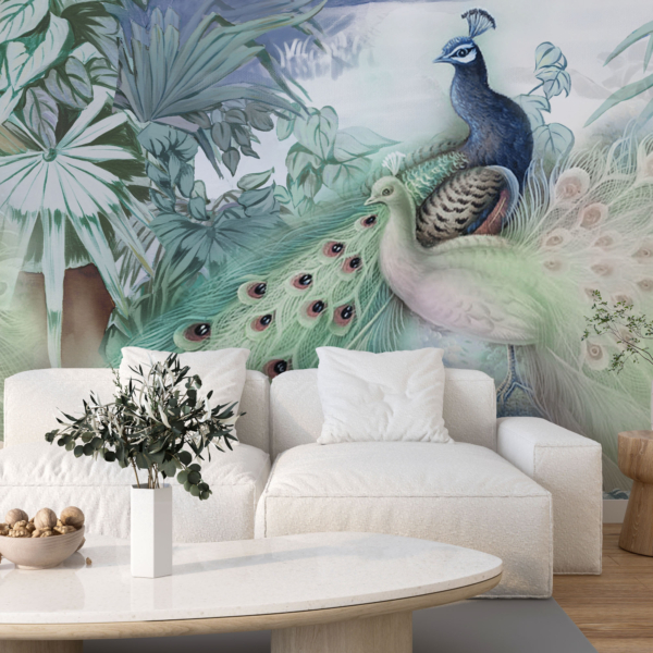 Nástěnná malba Peacock Beauty