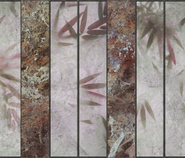 Vertikální mramorové pruhy Nástěnná malba