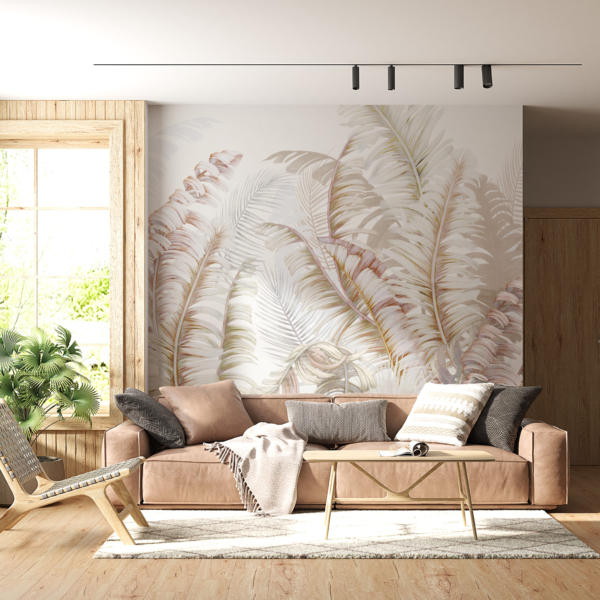 Nástěnná malba listového opeření