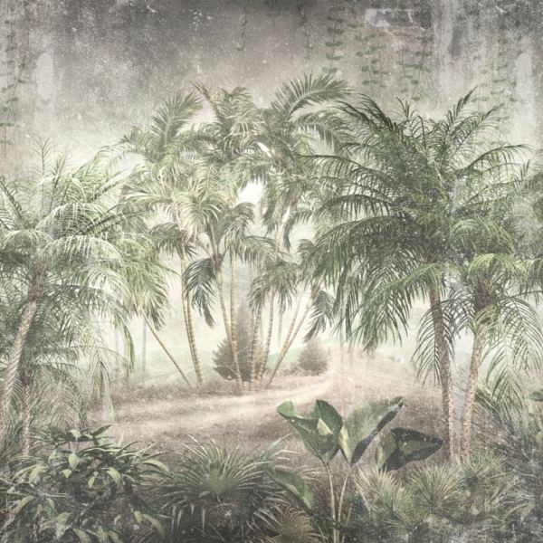 Nástěnná retro pohlednice z tropů