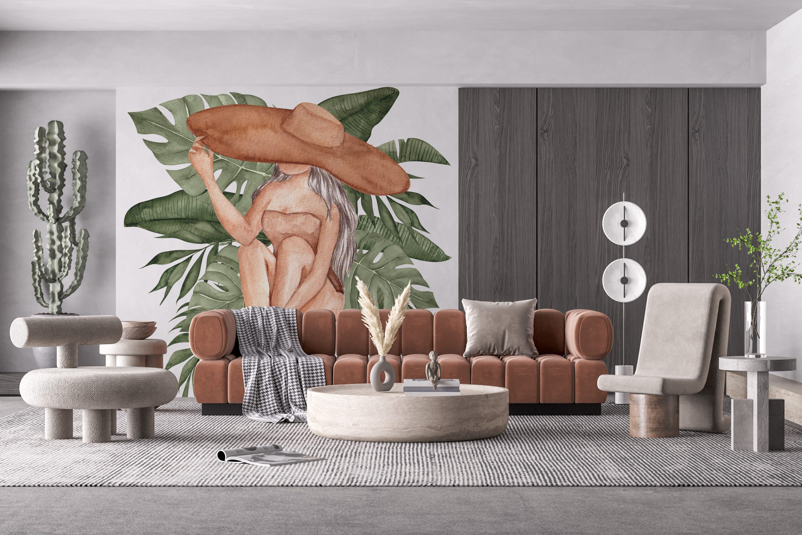 Nástěnná malba pod kloboukem