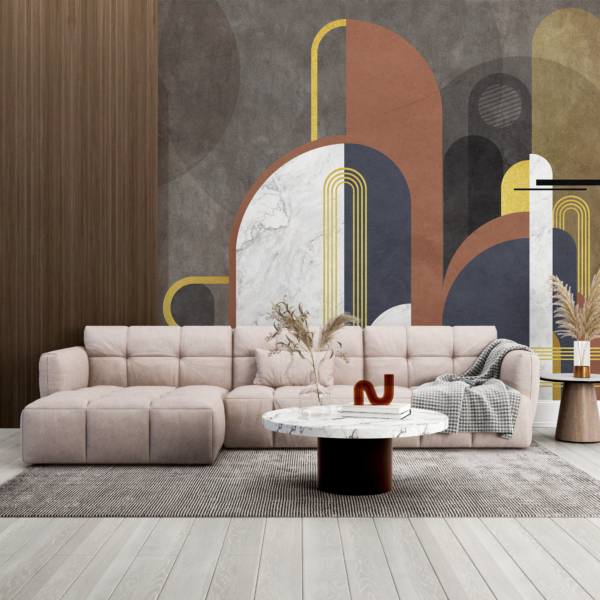 Tapety Semicircular Graphic