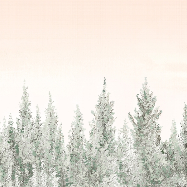 Nástěnná malba Orange Sky