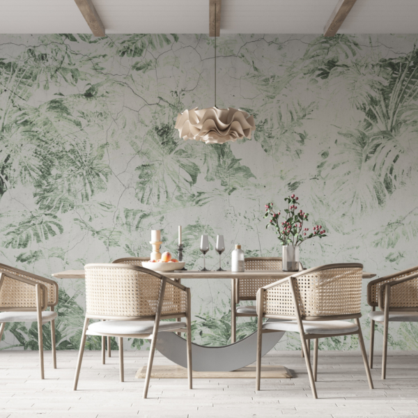 Motiv stírané rostliny