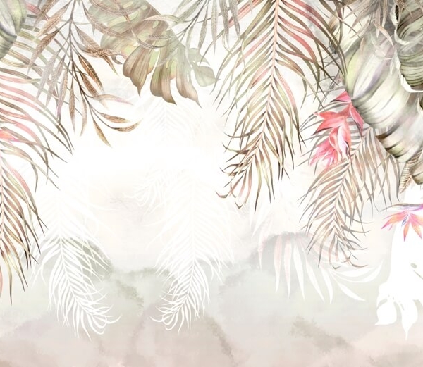 Fototapeta Růžové listy