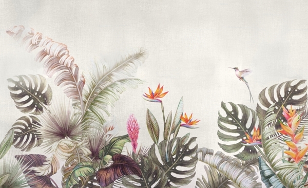 Nástěnná malba Rajská zahrada