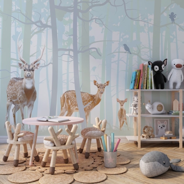 Fototapeta Deer family