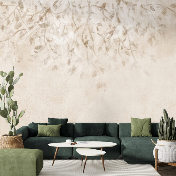 Teplé barevné rostliny Nástěnná malba