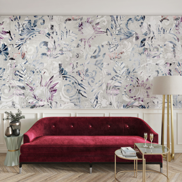 Nástěnná mozaika rostlin