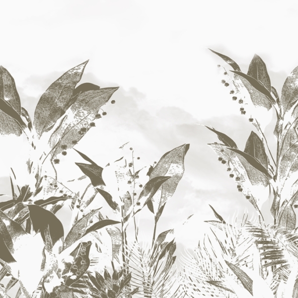 Nástěnná malba Slabé rostliny