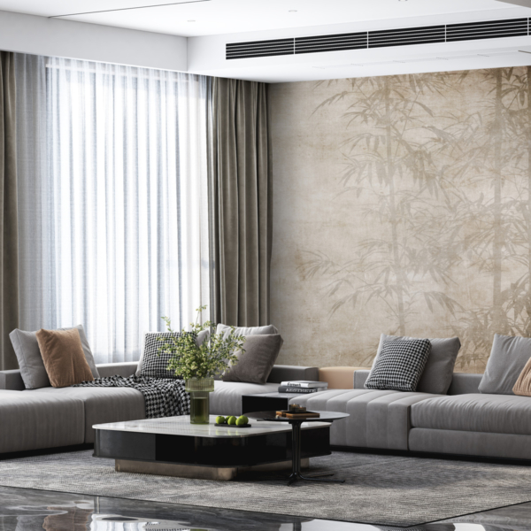 Nástěnné rostliny v sépiové barvě