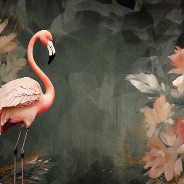 Fototapeta Růžová exotika