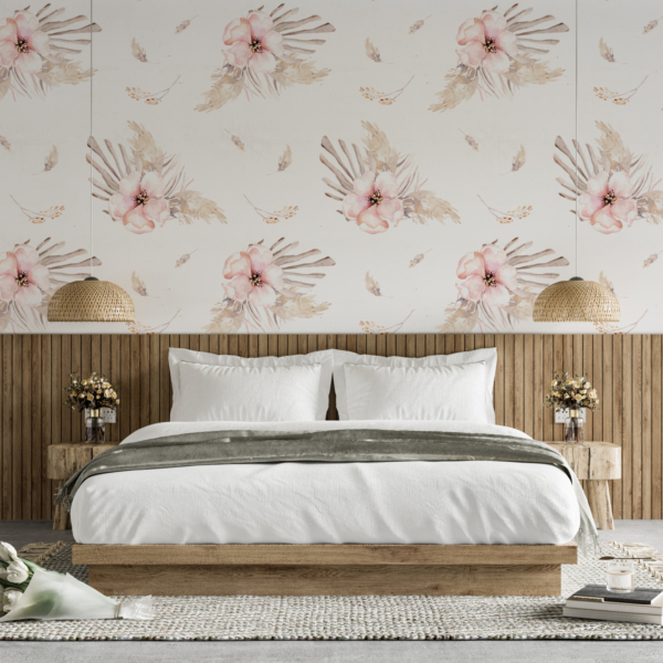 Tapety růžové malé květiny