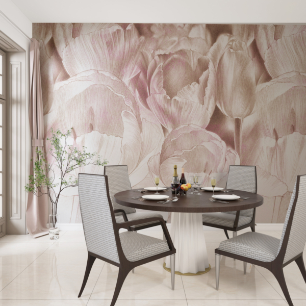 Fototapeta Růžové tulipány