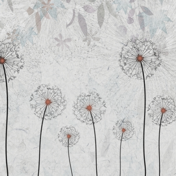 Nástěnná malba řady blowfishů