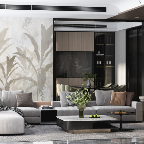 Nástěnná malba Řada rostlin