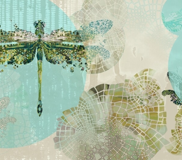 Nástěnná malba Osamělá vážka