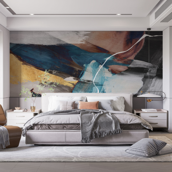 Nástěnná zeď barev