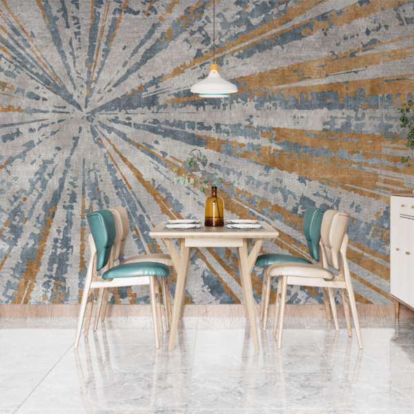 Nástěnná malba Wall of rays