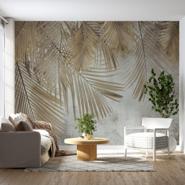 Nástěnná malba Pokryté listy