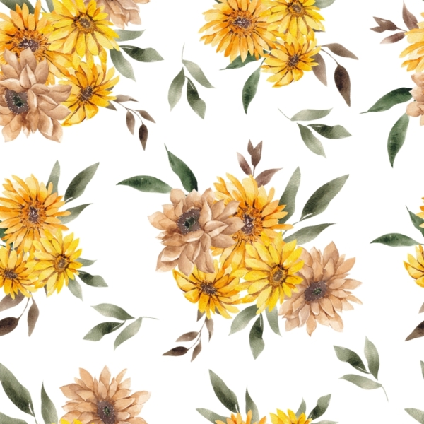 Nástěnná malba Sunny Bouquet