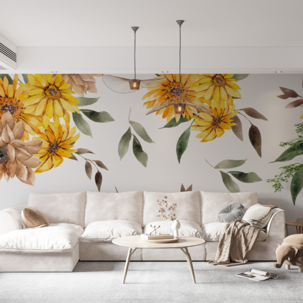 Nástěnná malba Sunny Bouquet