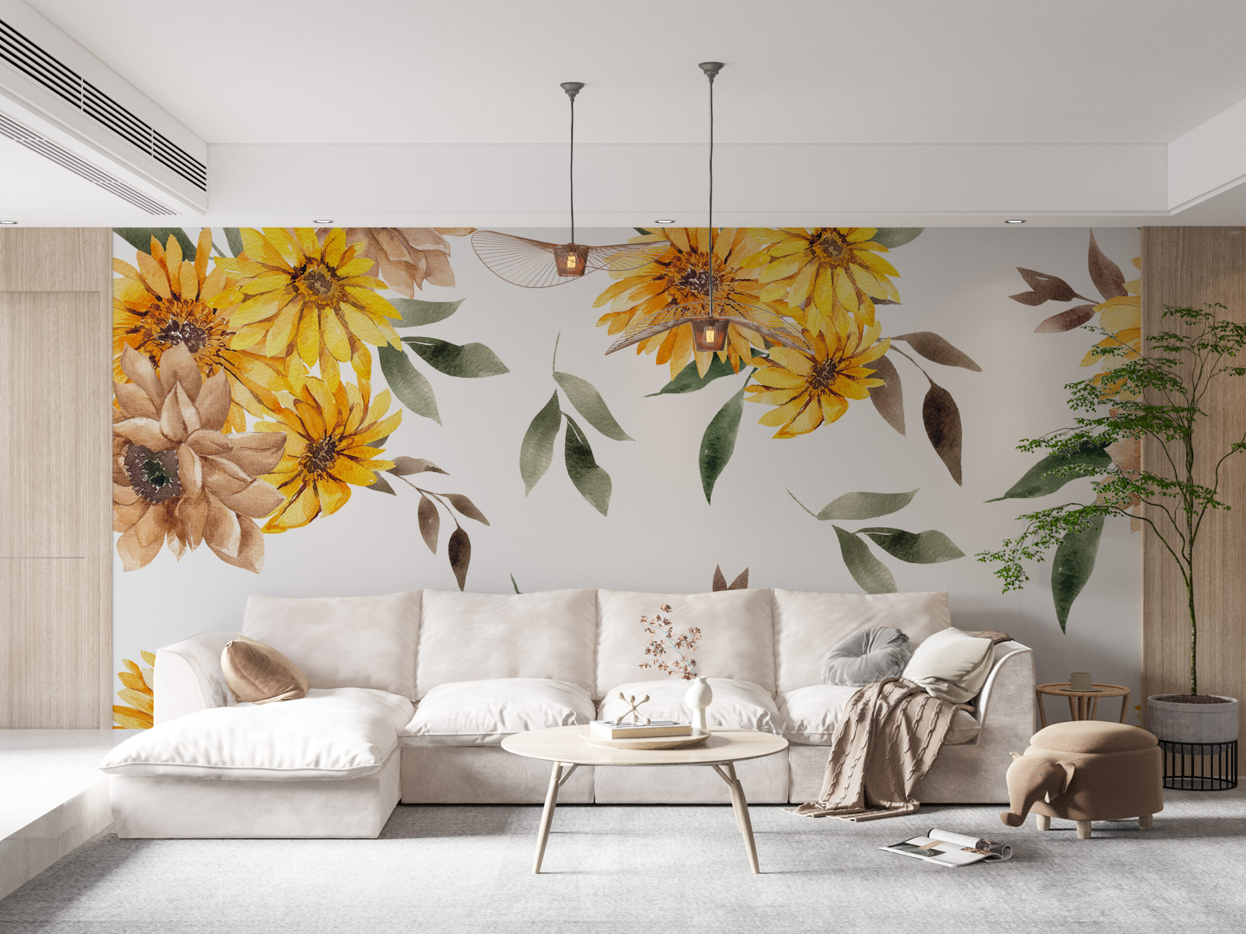 Nástěnná malba Sunny Bouquet