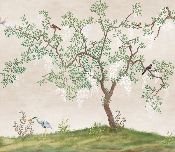 Nástěnná malba Štíhlý strom