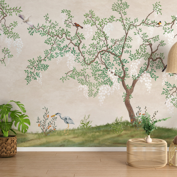 Nástěnná malba Štíhlý strom