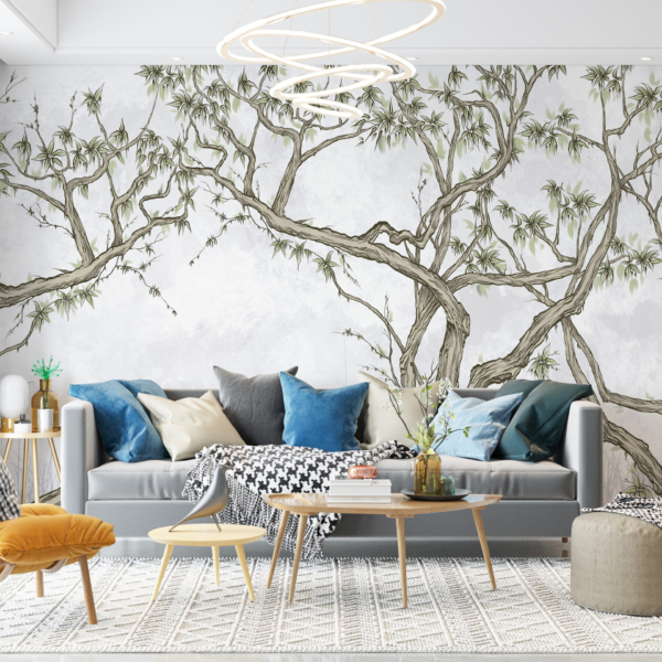 Nástěnná malba Spletité větve