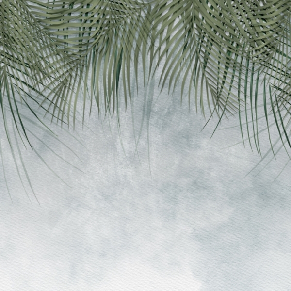 Nástěnná malba Tekoucí palmové listy