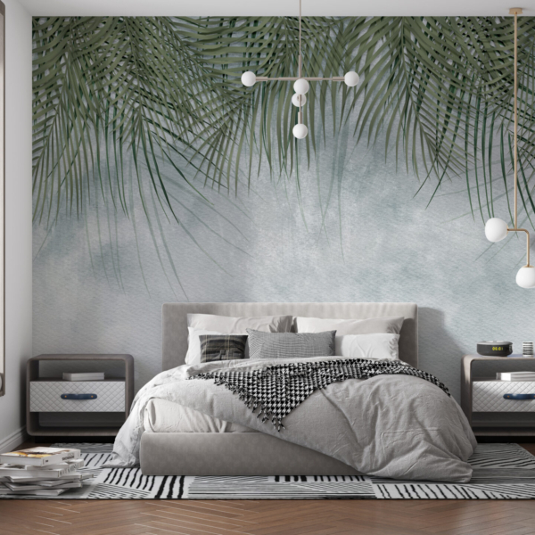 Nástěnná malba Tekoucí palmové listy