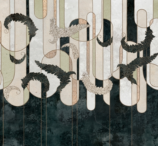 Nástěnná malba Stékající po zdi